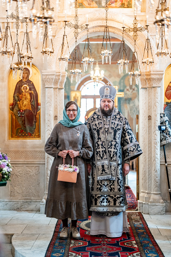 Литургия Преждеосвященных Даров в Михаило-Архангельском храме города Пущино г.о. Серпухов